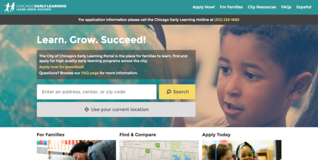 Chicago Early Learning Homepage