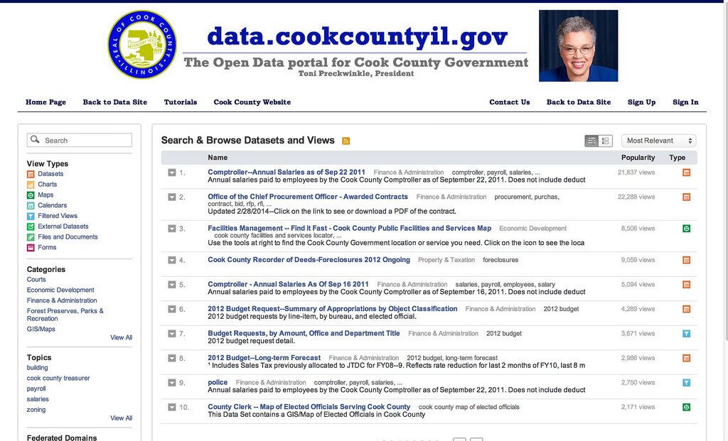 Cook County Open Data Portal