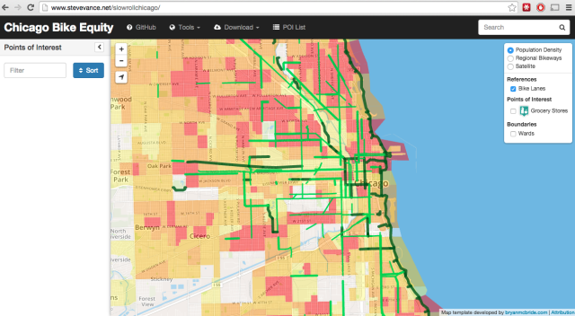 Chicago Bike Equity Map