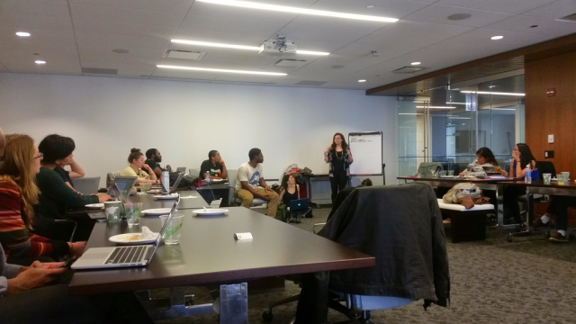 Digging into documentation and civic tech at the Experimental Modes Convening on April 4, 2015.