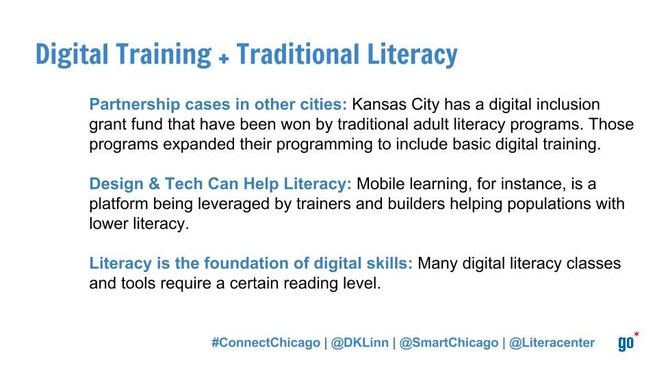 Ideas for Collaboration Between Digital Literacy & Traditional Literacy Organizations