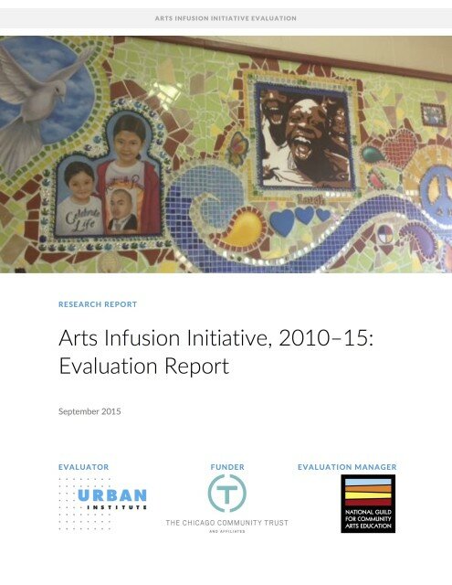 Arts Infusion Evaluation FINAL REPORT