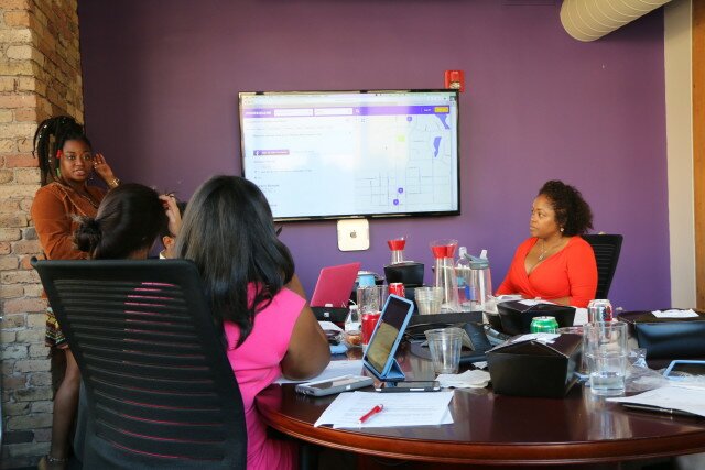 Health Navigator Planning Meeting led by Kyla Willams and Patrice Coleman