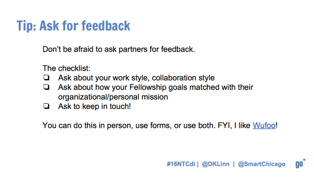 feedback slide