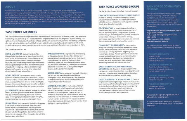 Police Accountability Task Force Brochure 2