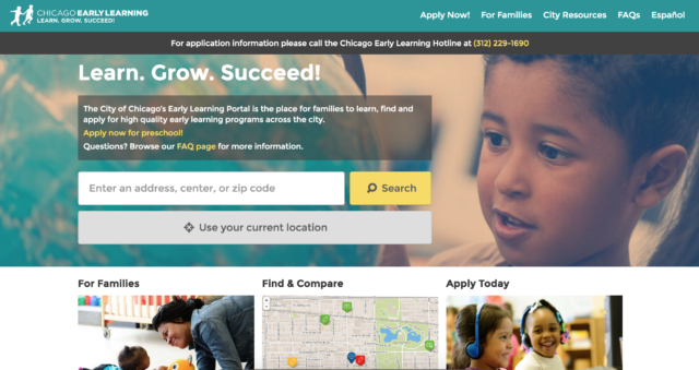 Chicago Early Learning Homepage