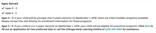 Chicago Early Learning Helpful Text 1