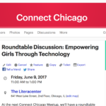Announcing the June Connect Chicago Meetup: Empowering Girls Through Technology