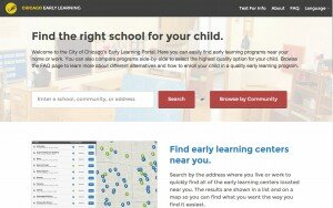 Chicago Early Learning homepage