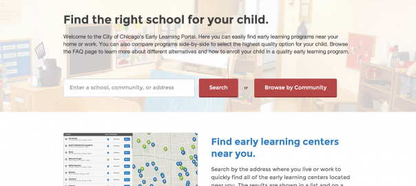 Chicago Early Learning Homepage
