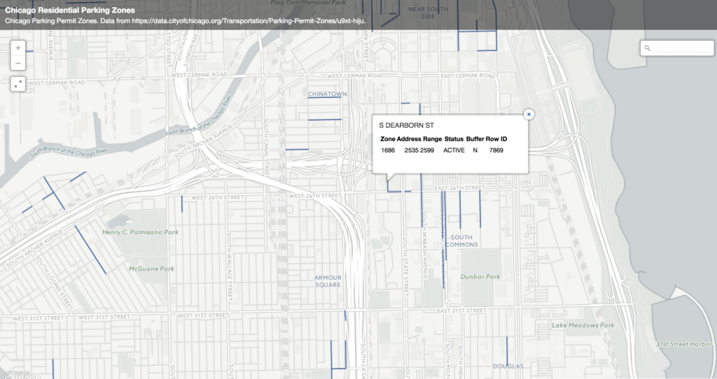 Chicago Residential Parking Zones