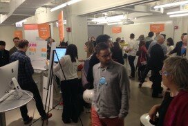 BarnRaise 2015 partners present their work at the Matter health-care incubator.