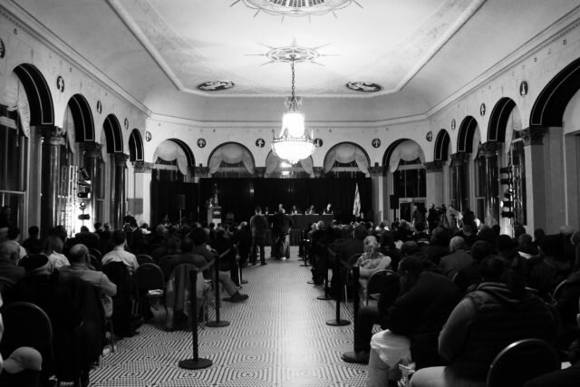 Crowd at Chicago Police Accountability Task Force Community Meeting #2